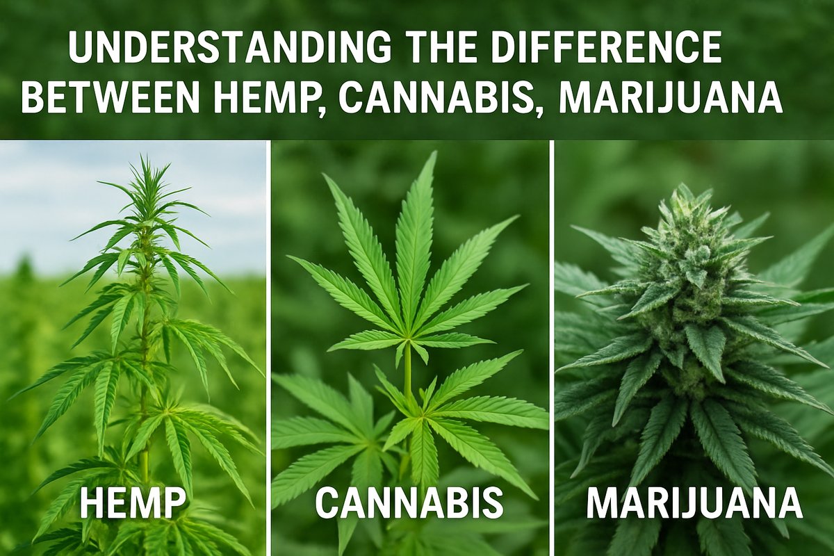 Understanding the Difference Between Hemp, Cannabis, and Marijuana