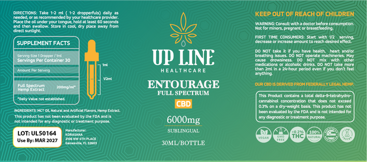 Up Line Tinctures - JIT Orders