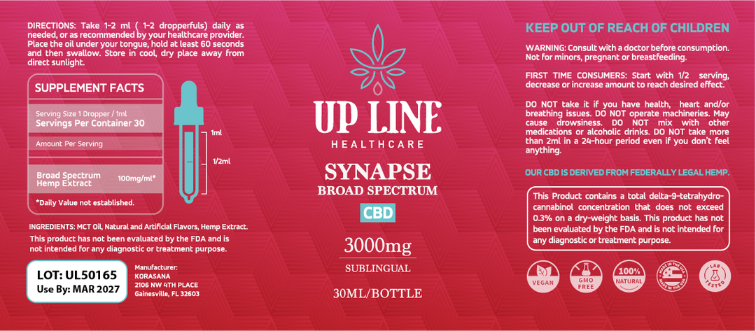 Up Line Tinctures - JIT Orders