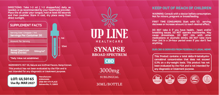 Up Line Tinctures - JIT Orders