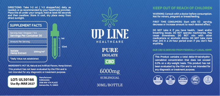 Up Line Tinctures - JIT Orders